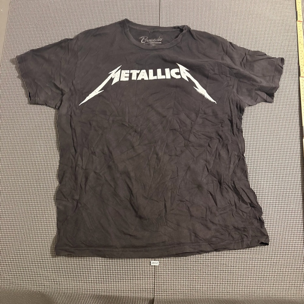 Bravado Metallica Graphic T-Shirt Black Size XL